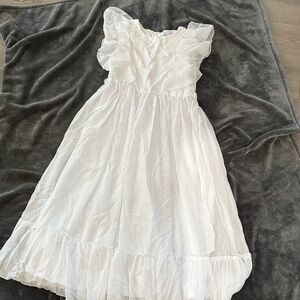 Elegant White Kids Dress